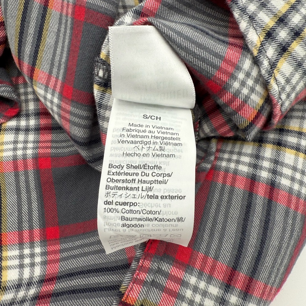 J Crew Women's Plaid Flannel Button Down Shirt Small S Holiday Rodeo Top Relaxed - Picture 5 of 5